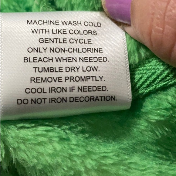 Disney Mickey Mouse. Santa Mickey Fuzzy Hoodie. - Picture 7 of 7